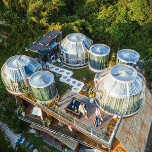 <span class=keywords><strong>Chambre</strong></span> d'hôtel gonflable <span class=keywords><strong>en</strong></span> polycarbonate pour l'extérieur, préfabriqué, glamping transparent, maison complète - Product Image 5