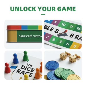 <span class=keywords><strong>Jeu</strong></span> <span class=keywords><strong>de</strong></span> Carrom Portable <span class=keywords><strong>de</strong></span> Voyage pour 2 Joueurs, en Papier d'Art 350GSM, Dorure à Chaud, Certifié FSC, Compact, <span class=keywords><strong>Tactique</strong></span> <span class=keywords><strong>de</strong></span> Duel - Product Image 3