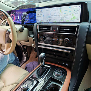 24.6" Dual Screen Qualcomm Android 13 <b>GPS</b> <b>Navigation</b> Head Unit Stereo For Nissan Patrol Y62 2010-2023 Upgrade Y63 Style - Product Image 5
