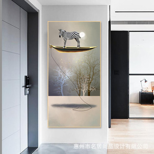Arte Decorativo <span class=keywords><strong>de</strong></span> Pared para Hoteles y Hogares, Impresiones Abstractas <span class=keywords><strong>de</strong></span> <span class=keywords><strong>Paisajes</strong></span>, Escenas <span class=keywords><strong>de</strong></span> <span class=keywords><strong>Montañas</strong></span> Doradas, Pintura Contemporánea en Porcelana <span class=keywords><strong>de</strong></span> Cristal - Product Image 4