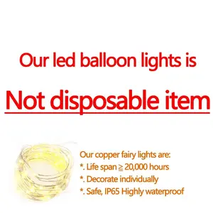 2020 नए उत्पादों एलईडी हीलियम क्रिसमस शादी की पार्टी के लिए गुब्बारे गुब्बारा रंग बोबो बोबो का नेतृत्व किया