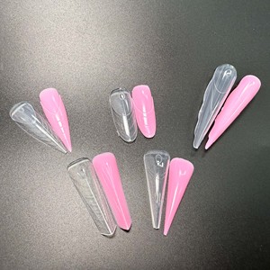 Herramientas de Escultura de <span class=keywords><strong>Uñas</strong></span> de Polipropileno de Doble Forma, Secado Rápido sin Rastro, <span class=keywords><strong>Uñas</strong></span> de Extensión de Dedos, Forma Ovalada/Ataúd, Estilo Francés, Cobertura Completa - Product Image 4