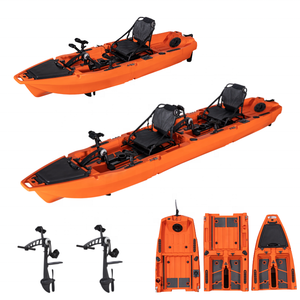 Kayak de Pesca LSF 2025 Nuevo, de una Sola Plaza, Material LLDPE/HDPE, Modular, Desmontable en 2 Piezas, con Pedales - Product Image 5