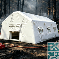inflable impermeable de despliegue rápido para emergencias y rescate destinada a albergues de emergencia y hospitales de campaña