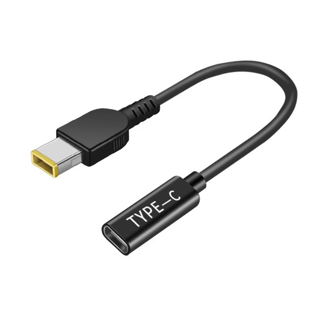Laptop PD Charger Adapter USB Type C Female to Lenovo Conversion Cable