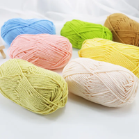 China Manufacturer Yarn Crochet 100% Acrylic Milk Cotton Yarn 50G Crochet Yarn Milk Cotton for Crochet