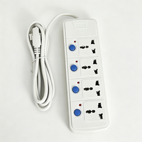 Stop Kontak Listrik Anjehold Grosir Pabrik, 4 Outlet, Soket Ekstensi Multi Plug untuk Rumah dan Kantor