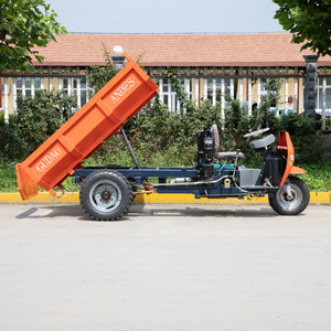 Tricycle benne basculante de chantier 8 vitesses, capacité de charge 3 tonnes, pour le transport de briques et de béton - Product Image 2