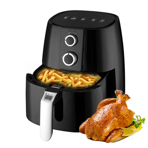 Friggitrice multifunzione con controllo a doppia manopola-cottura senza olio per patatine fritte, pollo e altro - Product Image 1