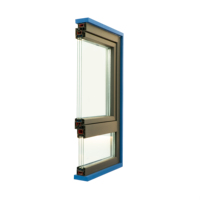 Fenêtre à battant UPVC de conception moderne de qualité supérieure de Offre Spéciale d'usine pour la maison