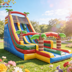 Les jeux gonflables sont un succès commercial pour les enfants et les adultes. Les toboggans aquatiques gonflables sont très populaires et offrent beaucoup de plaisir. - Product Image 4