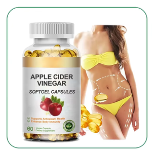 Vinaigre de pomme biologique halal Cidre Brûler Graisse Produits pour les cheveux Supplément au vinaigre de cidre de pomme en vrac Gélules Capsules pour amincissement - Product Image 1