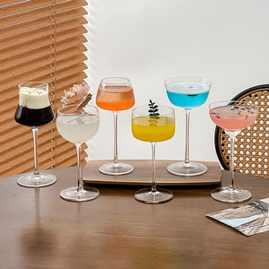 Verres à cocktail uniques Nick et Nora, gobelets gravés et texturés, verres à vin en cristal pour <span class=keywords><strong>martini</strong></span>, pour la verrerie de bar - Product Image 1