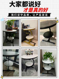 Petite <span class=keywords><strong>Table</strong></span> de Coin Créative et Moderne pour Canapé de Salon, <span class=keywords><strong>Table</strong></span> de Chevet Simple de Style Luxe Léger pour Petits Appartements - Product Image 6