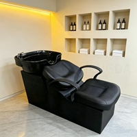 Fauteuil de lavage moderne et minimaliste Jinruishengda, origine Chine, avec bac en céramique et fonction d'aspiration intégrée