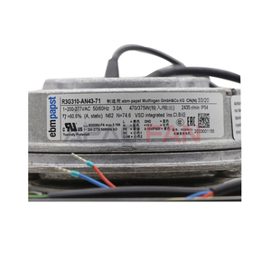 Ventilador centrífugo EC ebm-papst R3G310-AN43-71 con aspas curvadas hacia atrás, soplador industrial para sistemas de ventilación y tratamiento de aire HVAC. - Product Image 3