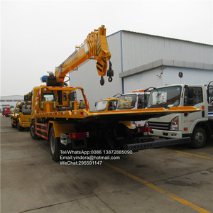 <span class=keywords><strong>Camion</strong></span> de remorquage <span class=keywords><strong>avec</strong></span> <span class=keywords><strong>grue</strong></span>, plateforme hydraulique, treuil de récupération, <span class=keywords><strong>plateau</strong></span> inclinable de 5 tonnes, marque CLW - Product Image 6