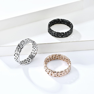 Nordic Viking Triangle Knot <b>Titanium</b> Steel <b>Ring</b> Rose Gold Unisex Fashion <b>Ring</b> Geometric Design Index Finger Jewelry Gift - Product Image 2