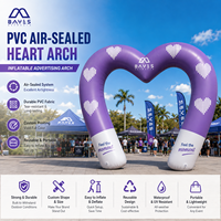 Arche gonflable personnalisée en PVC scellée avec souffleur, porte d'entrée promotionnelle gratuite, étanche et résistante aux intempéries pour festivals et promotions