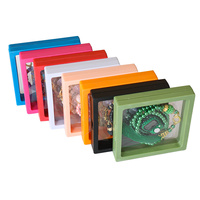 Chapelet de Prière Islamique Tasbih en Perles de Verre Religieuses avec Compteur Digital pour Doigt et Boîte, Cadeau de Mariage ou d'Aïd