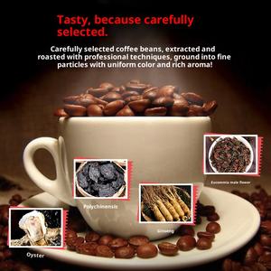 Men's Energy Mellow Cream Black Coffee Oyster Compound Peptide Ginseng Deer <strong>Whip</strong> Rhesus <strong>Instant</strong> Coffee Sunny 100g in Box - Product Image 4