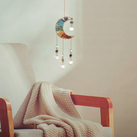 Attrape-rêves et attrape-soleil en cristal, style arbre de vie, modèle haut de gamme, pour intérieur, avec carillons éoliens, collection transfrontalière