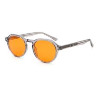 Lunettes de protection anti-lumière bleue professionnelles, filtre orange CR39, monture ronde durable TRR90, protection pour ordinateur portable, lunettes de protection nocturnes Biohack