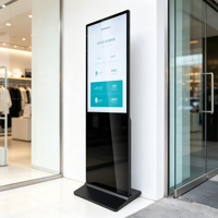 Affichage numérique interactif intérieur avec écran tactile mural pour l'auto-service : Optimisez l'efficacité publicitaire