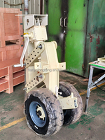 Ascenseur de conteneur d'expédition avec roues Module de pneu pneumatique solide lourd Mobile Conteneur d'expédition Roulettes de support d'angle
