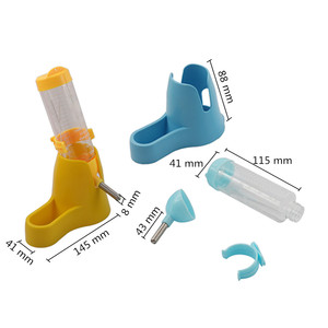 <span class=keywords><strong>Bebedero</strong></span> de Plástico para Hámster, Dispensador de Agua, Comedero Colgante para Mascotas, Conejillo de Indias, Ardilla, Conejo, Fuente con Tubo de Bebida - Product Image 2