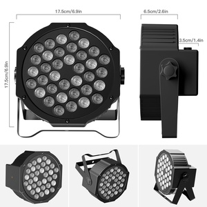 36 đèn LED RGB mệnh có thể <span class=keywords><strong>Disco</strong></span> ánh sáng 4 gói DJ Sân khấu DMX 7 kênh ánh sáng âm thanh cho hộp đêm bên <span class=keywords><strong>Disco</strong></span> - Product Image 4