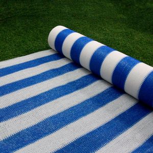 <span class=keywords><strong>Malla</strong></span> Raschel de Alta Calidad y Bajo Precio, 80% Plástico, Rayas Azules y Blancas, Redes de <span class=keywords><strong>Sombra</strong></span> - Product Image 4