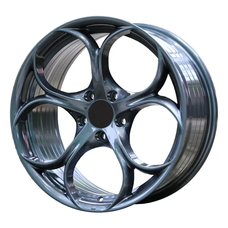 Rodas de carro pcd5x110 5x114.3 liga, 15 16 17 18 polegadas liga de alumínio madeira arma cinza 6.5j ~ 8j lww 503 brilhante cn; jia