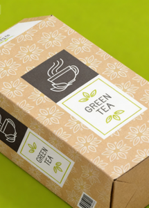 Beige Purple Eco friendly products earable tea <b>box</b> craft <b>gift</b> <b>box</b> can accept customized tea orders - Product Image 3