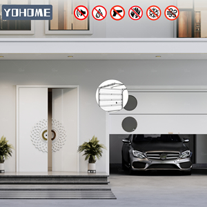 Fournisseur d'usine : Porte <span class=keywords><strong>de</strong></span> <span class=keywords><strong>garage</strong></span> électrique noire <span class=keywords><strong>de</strong></span> haute qualité, isolée, avec inserts <span class=keywords><strong>de</strong></span> fenêtre, en métal, pour maisons - Product Image 5