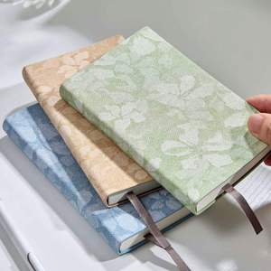 A6 Customizable Pocket-sized Softcover Planner Small Notebook Thickened Leather Cover Convenient Portable <b>Memo</b> <b>Pad</b> Handy Diary - Product Image 1