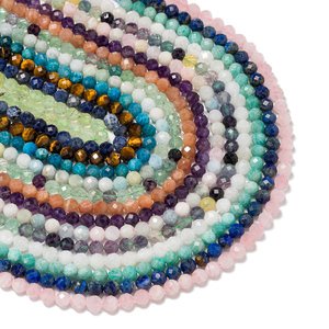 ลูกปัดหินโรสควอตซ์ทรงกลมเหลี่ยมเพชรพลอยขนาด 8 มม. คุณภาพดี หรูหรา สำหรับทำเครื่องประดับและสร้อยข้อมือ - Product Image 3