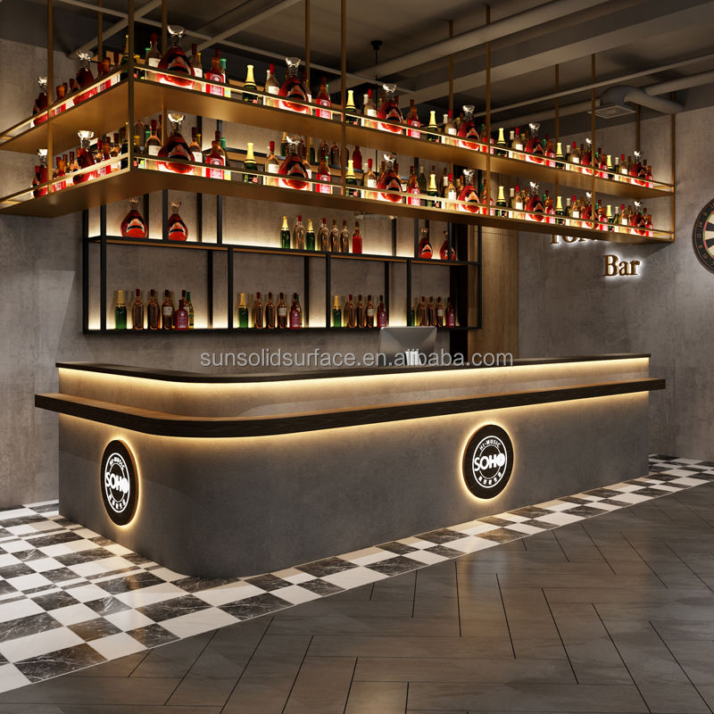 S Shaped Bar Counters - Stylish & Durable Solutions