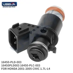 USEKA 16450-PLD-003 16450PLD003 16450-PLC-003 piezas de motor de automóvil inyector boquilla inyectores de combustible para Honda Civic 1,7 16V 2001