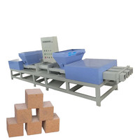 Presse automatique à blocs de sciure de bois compressée, machine de découpe de poudre de bois avec moteur central, machines de fabrication de palettes
