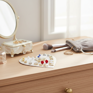 Vendita calda moda di tendenza geometrico cerchio di perle orecchini lega ragazze gioielli all'ingrosso - Product Image 3