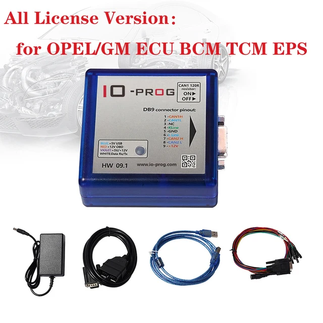 Full Version IO-PROG Terminal Multi Tool for BCM ECU EPS TCM Programmer