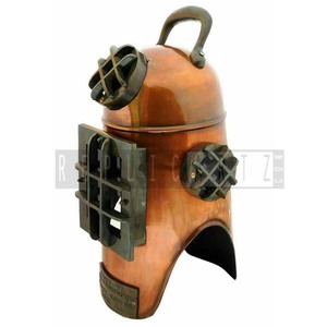 Casco de Buceo Antiguo de Cobre, Casco de Buceo de la Marina de los Estados Unidos, Casco de Buceo Náutico Vintage, Decoración Náutica Marítima para el Hogar, Accesorio para Películas - Product Image 6