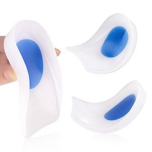 Palmilhas de Silicone Confortáveis, Almofada Transparente para Calcanhar, Meia Palmilha Elevadora para Sapatos, Almofadas Macias Adesivas para Fascite Plantar, Suporte para Calcanhar - Product Image 3