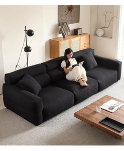 Set di divani estremamente soggiorno in tessuto semplice moderno piccolo appartamento per <span class=keywords><strong>due</strong></span> o quattro persone Design moderno di lusso - Product Image 4