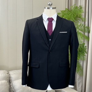 Hombres Casual Primavera 3 Piezas Clásico Blazers Traje Conjuntos Hombres Negocios Blazer Pantalón Chaleco Otoño Hombres Boda Fiesta Negocios <span class=keywords><strong>Abogado</strong></span> Banco - Product Image 2