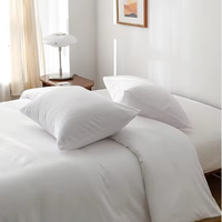 Parure de lit d'hôtel 100 % coton 200-1000TC, drap, housse de couette et taie d'oreiller personnalisés de haute qualité pour usage domestique et hôtelier