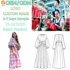 Vestido Personalizable con Estampado Floral, Cuello en V, Manga Corta, Corte en A, para Mujer, Oficina, Casual, Vacaciones, <span class=keywords><strong>de</strong></span> Alta Calidad, Talla 4841 - Product Image 1