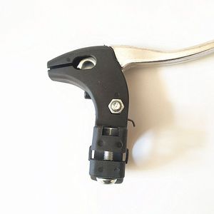 Leviers de frein de vélo en aluminium noir réglables pliables semi-aluminium - Product Image 2