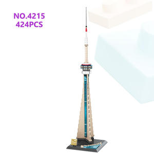 Wange 4215 Torre CN, Bloques de Plástico de Atracciones, Modelo de Ladrillos para Niños, Juego de Bloques de Construcción Educativos, Juguete Decorativo - Product Image 1
